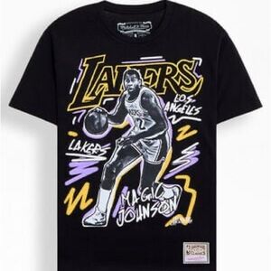 NWT Magic Johnson Pacsun Mitchell and Ness Hardwood Classics Graphic Tee